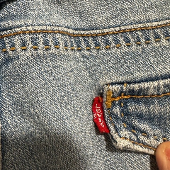 EUC VTG Levi's Sz:10 545 Women Denim Bermuda Chino Cuffed Hem Light Wash Shorts - Picture 12 of 15